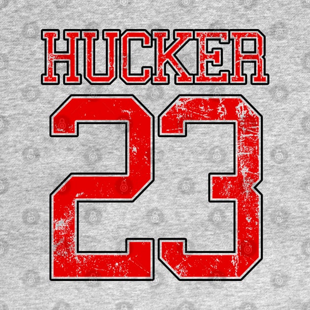 HUCKER Twenty Three Red by Hucker Apparel